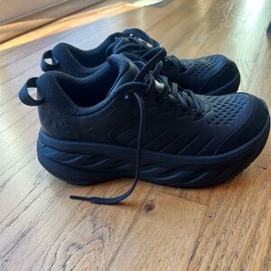 Hoka Bondi SR Black Oil and Slip resistant Women’s Athletic Shoes Size 5.5